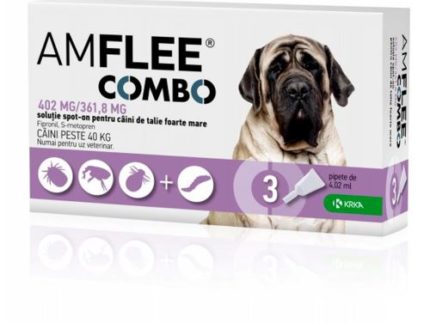 AMFLEE COMBO DOG 402 MG-XL(40-60 KG)-3 PIP/CUT