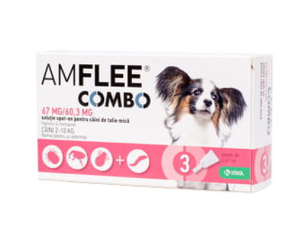 Amflee combo dog 67 mg S (2-10 kg ) 3 pipete