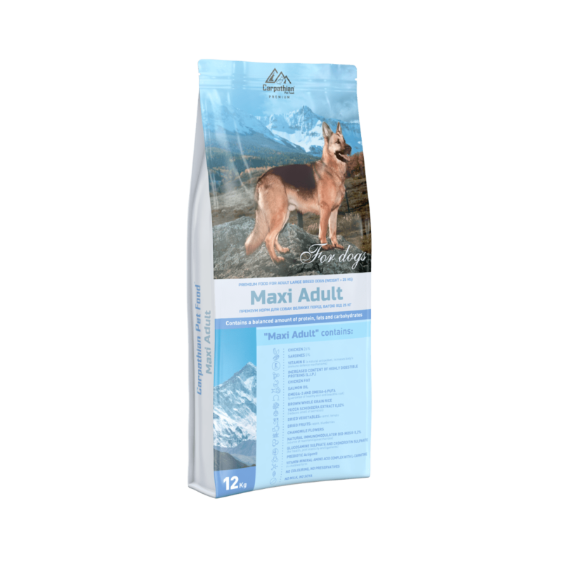 Carpathian pet Food Premium dog 12 kg Maxi Adult