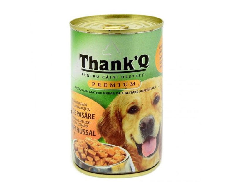 Conserva caini Thank Q premium 1240 g pasare