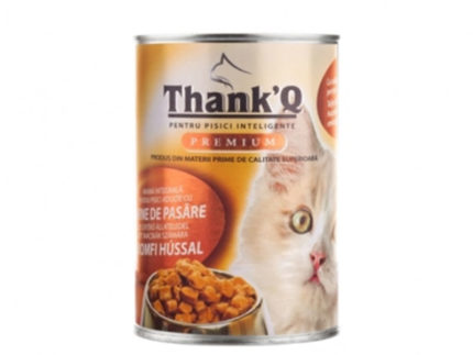 HRANA UMEDA PENTRU PISICI THANK Q PREMIUM 415 G PASARE