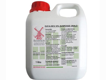 DUFALBEN 10% SUSPENSIE 1L