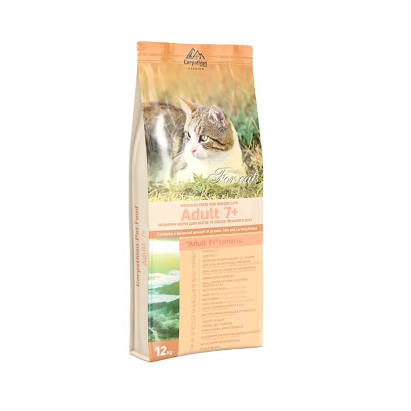 Hrana Uscata PREMIUM CARPATHIAN CAT – Senior 7+ 12kg