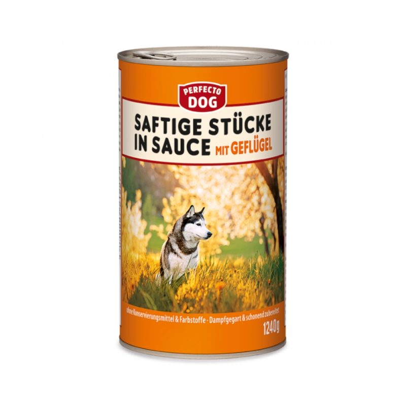 PERFECTO DOG Conserva Clasica - Pasare 1240g