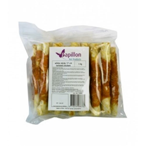 P sticks alb rasucit 13 cm 8-10 g+bacon 100 buc