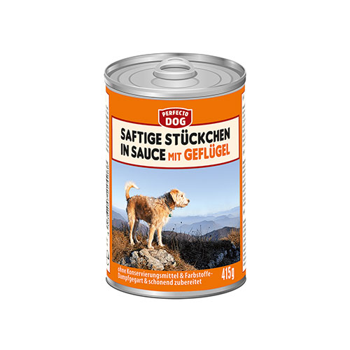 PERFECTO DOG Conserva - Pui 415g