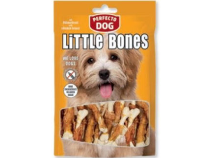 PERFECTO DOG Little Bones - Piept de Pui 100g