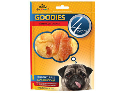 RECOMPENSE GOODIES RABBIT EAR & CHICKEN 100 G