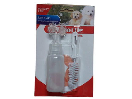 SET BIBERON CU DOUA TETINE SI PERIE CURATARE PENTRU CAINI SI PISICI