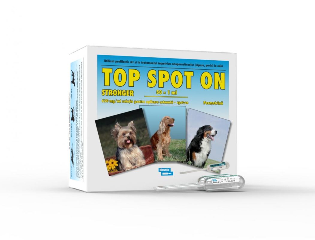 TOP SPOT ON STRONGER 650 MG/ML - DOG