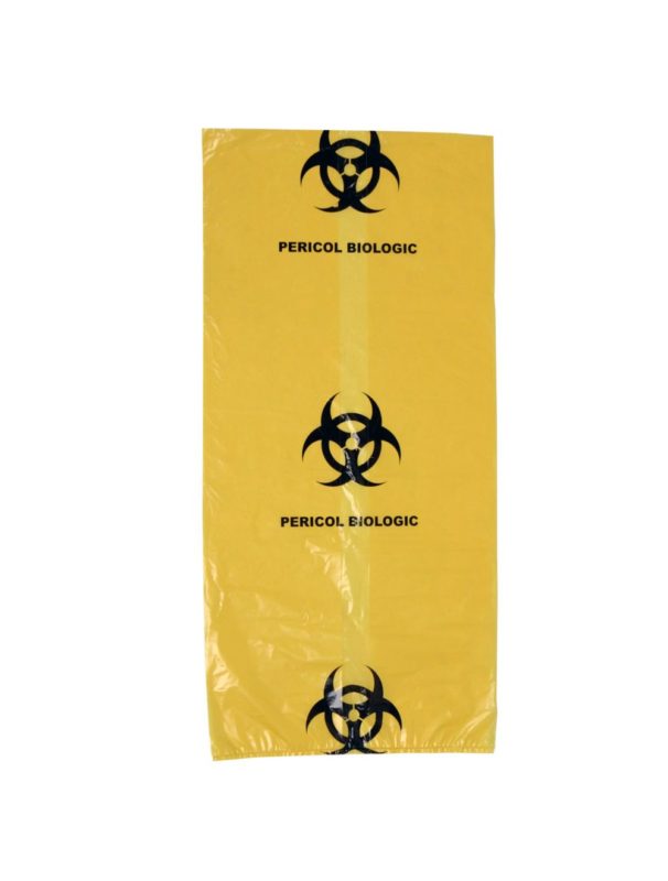SACI GALBENI BIOHAZARD 20 L SET 25 BUCATI