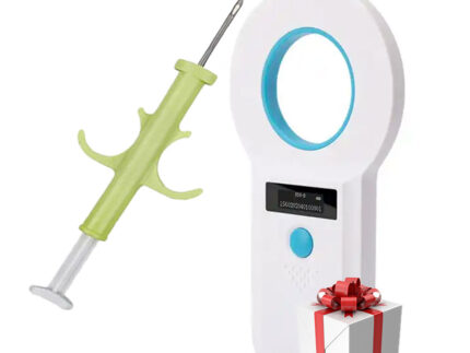 Pachet Microcipuri Caini si Cititor RFID Cadou