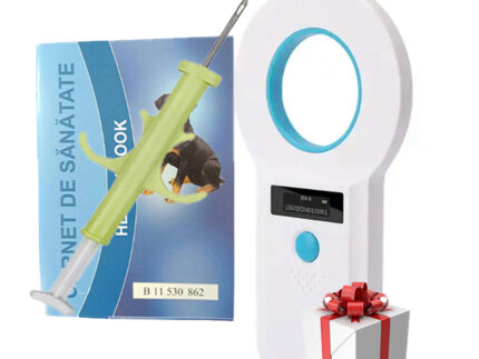 Pachet Microcipuri Caini cu Carnet de sanatate + Cititor RFID Cadou