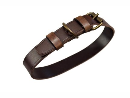 Zgarda Piele Naturala 3cm