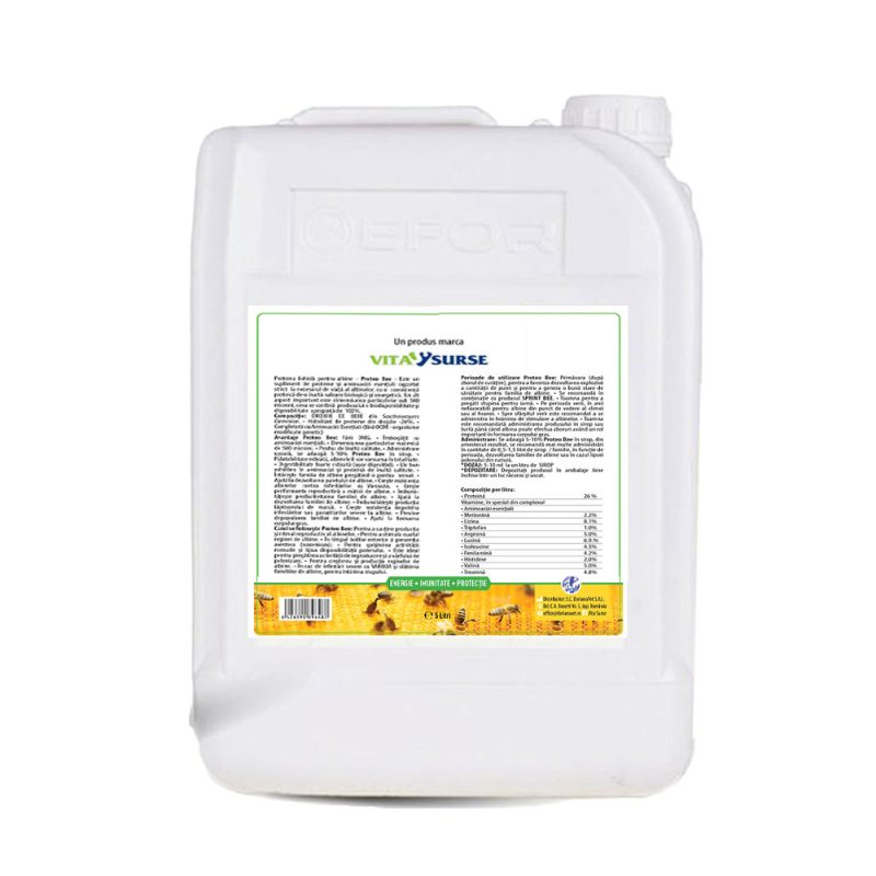 PROTEO BEE Lichida 5L -Proteina lichidă pentru albine 26%