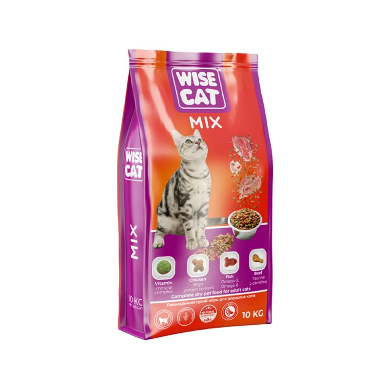 Hrana uscata pentru Pisici Wise Cat - Mix 400g