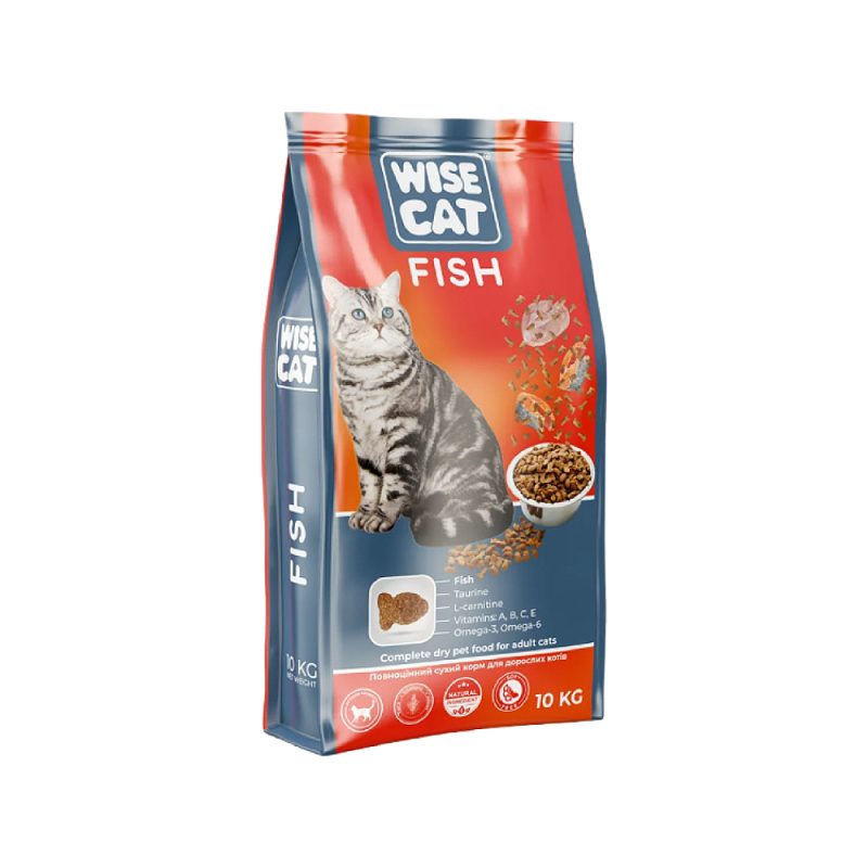 Hrana uscata pentru Pisici Wise Cat - Peste 400g