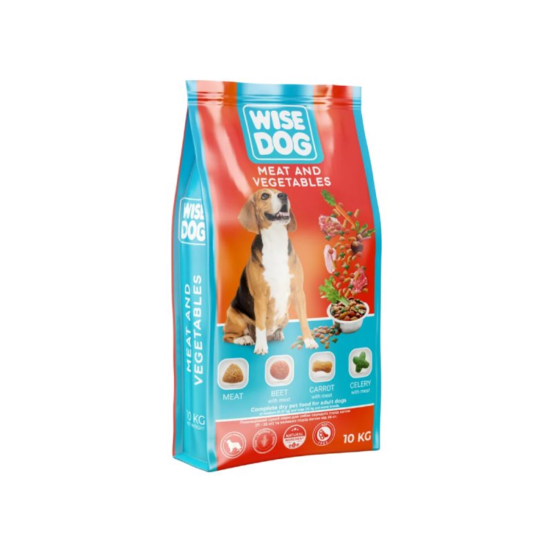     Hrana Uscata pentru Caini Wise Dog - Carne si Legume 10kg