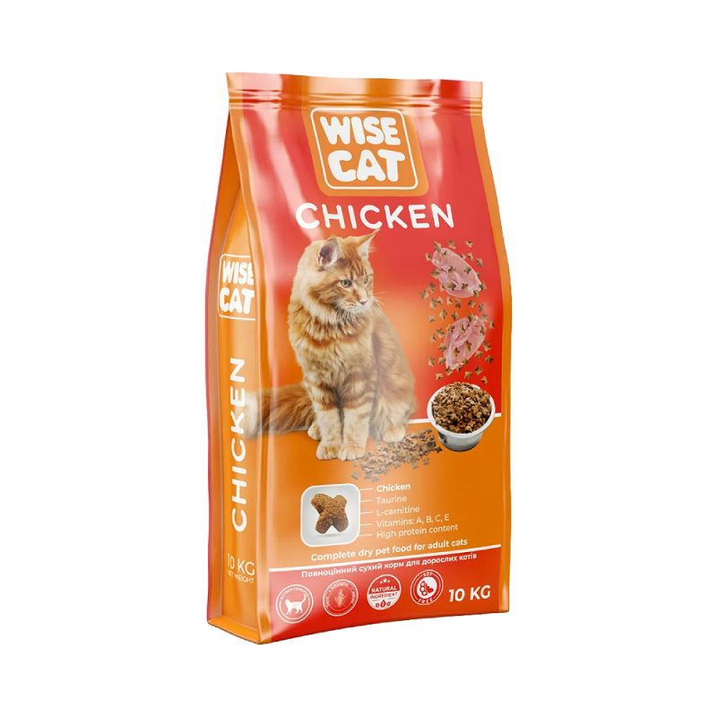 Hrana uscata pentru Pisici Wise Cat - Pui 400g