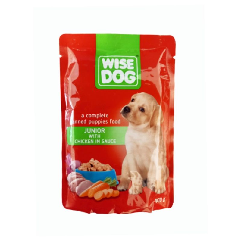 Hrana Umeda Caini CARPATHIAN WISE DOG - Junior Pui in Sos 100g 24buc/bax