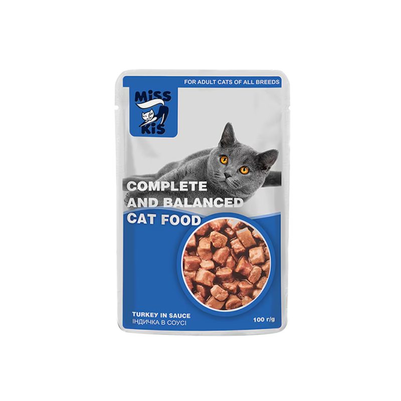 Hrana Umeda Pisici Miss Kis - Curcan in Sos 100g 24buc/bax