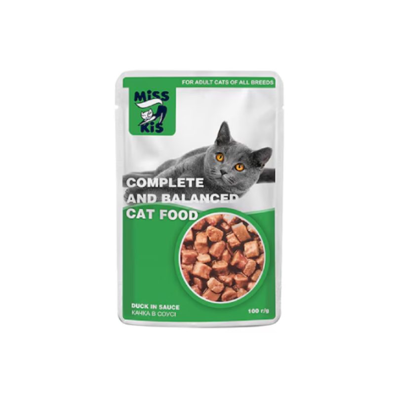  Hrana Umeda Pisici Miss Kis - Rata in Sos 100g 24buc/bax