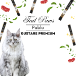 Tail Paws PABLO Gustare Monoproteica PREMIUM - Crema cu Inimi de Pasare 40% Carne in Compozitie cu Extract de Cimbru 5 buc/cutie - imagine 2