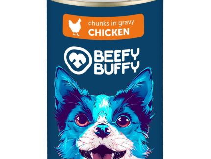 Hrana Umeda Super Premium Caini BEEFY BUFFY 71% Carne - Pui 1240g