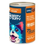 Hrana Umeda Super Premium Caini BEEFY BUFFY 71% Carne - Pui 415g - imagine 2