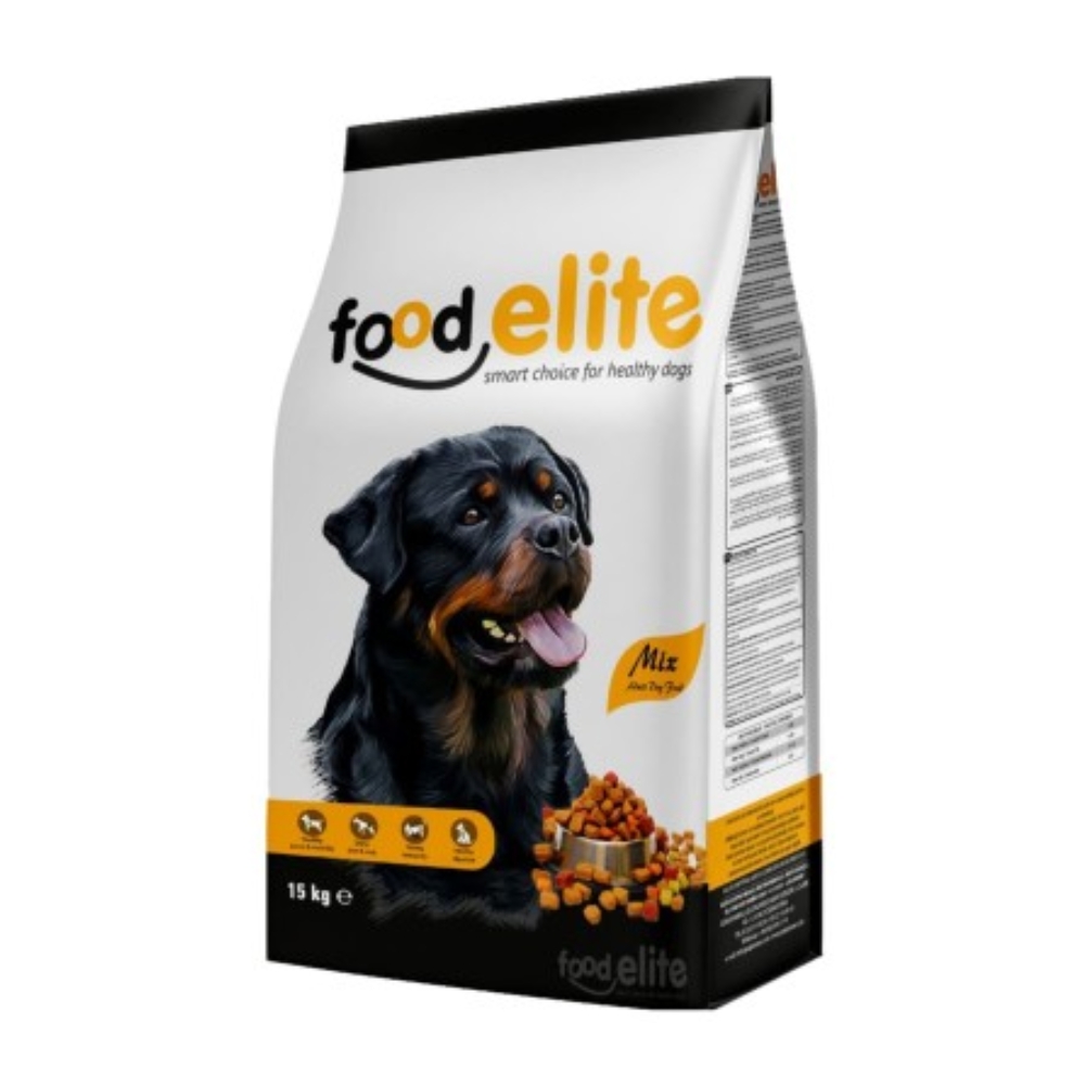 Food Elite Mixt Hrana SUPER PREMIUM Food elite Caini - Mixt 15kg