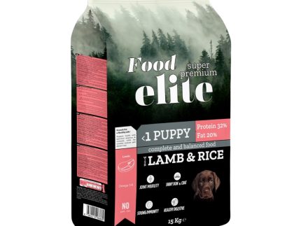 Hrana SUPER PREMIUM Food elite Caini Junior - Miel si Orez 15kg
