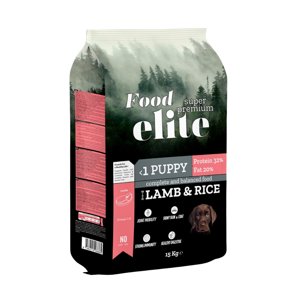 Food Elite Junior Miel si Orez Hrana SUPER PREMIUM Food elite Caini Junior - Miel si Orez 15kg - imagine 1