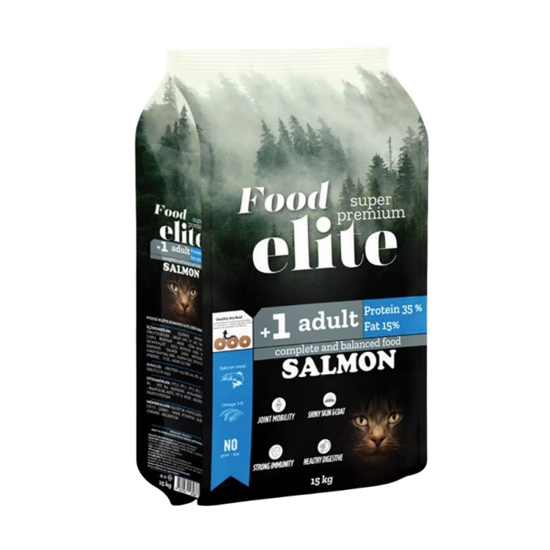 Hrana SUPER PREMIUM Food elite Pisici - Somon 15kg