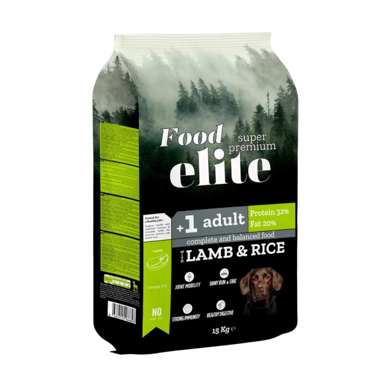 Hrana SUPER PREMIUM Food elite Caini - Miel si Orez 15kg